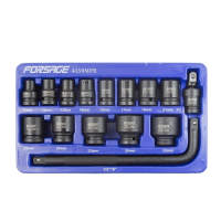 Набор ударных головок 1/2  6-гр. 10-32 мм 15 пр. Forsage 4159-MPB