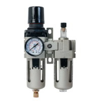 Блок подготовки воздуха(регулятор,фильтр лубрикатор)1700л/мин 3/8