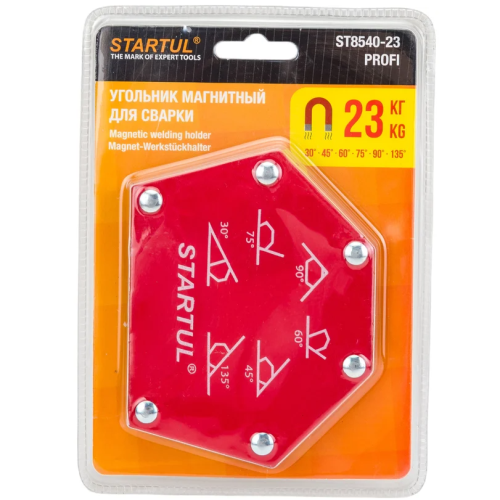 Угольник магнитный для сварки 23 кг STARTUL PROFI ST8540-23