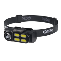 Фонарь налобный аккумуляторный Li-Ion 18650 1200 мАч, IP20 ФАZА AccuFH6-4COB/L3W 57802