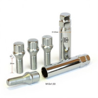 комплект секретных болтов м12*1,50*28 тройной никель/хром, конус с выступом, один кл. 17-19ммmatrix_Интернет-магазин ГАРО