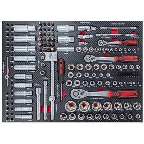 Тележка инструментальная с набором инструмента 7 ящиков 334 пр. ТЕМП RC05.2518.P7