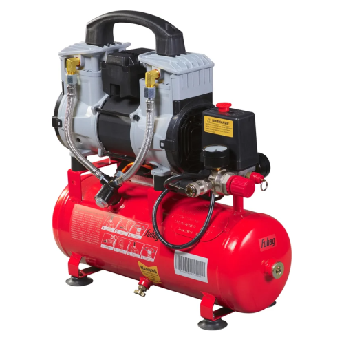Компрессор воздушный безмасляный малошумный (190 л/мин, 10 л/бак, 230 В) Fubag OLS 190/10 CM1.6