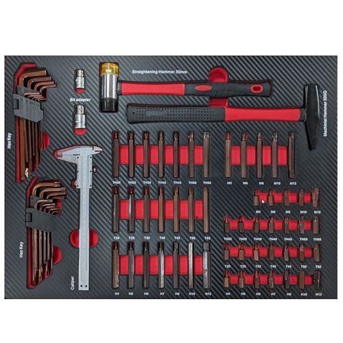 Тележка инструментальная с набором инструмента 7 ящиков 334 пр. ТЕМП RC05.2518.P7