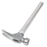 Молоток-гвоздодер  450 г металлический с обрезиненной рукояткой TRUPER MORCA-16T 10643