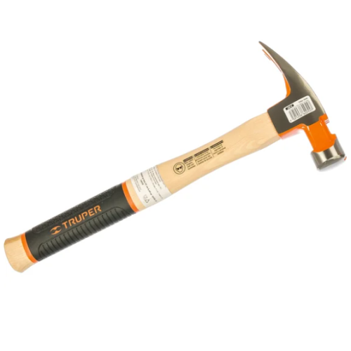 Молоток-гвоздодер  450 г с деревянной рукояткой TRUPER MOR-16 16658