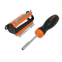 набор бит 1/4"  25 мм с отверточной рукояткой 33 пр. truper dmp-33 13595_Интернет-магазин ГАРО