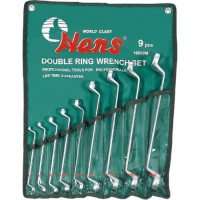 Набор ключей накидных 11 пр. 6-32 мм HANS 16011M