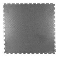 Модульное напольное покрытие ПластФактор SENSOR EURO-7-500-500, серая, Ral 7037