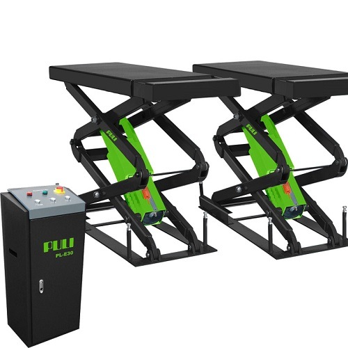 Подъемник ножничный 3т. SHTELWHEEL PL-E30