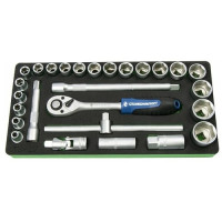 ложемент 1/2" 6-гр. набор головок и аксессуаров 27 пр. станкоимпорт tu-27_Интернет-магазин ГАРО