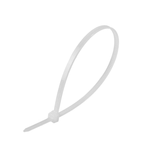 Хомуты нейлоновые (стяжки) 250х4.8 мм (100 шт в уп.) белая ВИХРЬ 73/9/1/18