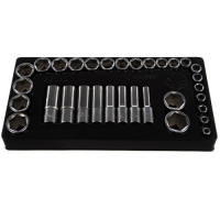 ложемент 1/2" 6-гр. набор головок 32 пр. hans tt-2g_Интернет-магазин ГАРО