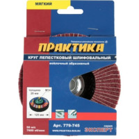 Круг лепестковый торцевой (125 мм; М14) ПРАКТИКА 779-745