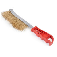 Щетка ручная металлическая с пластиковой ручкой KVAZARRUS Foxweld 7197
