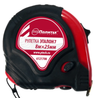 Рулетка  8 м х 25 мм 3 стопа Политех Эталон-7 6121708