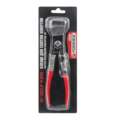 Клещи для снятия хомутов систем охлаждения изогнутые 45 грд. F-62522 Forsage 2214