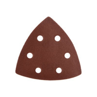 Насадка для МФИ шлиф.листы, дельта, VELCRO, 6 отверстий 93 мм, P360, 10 шт ПРАКТИКА 240-478