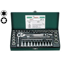 Набор головок TORX 3/8 (6-22 мм) (Е4-Е20) 40 пр. HANS