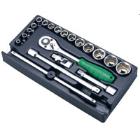 ложемент 1/2" 6-гр. набор головок и аксессуаров 20 пр. hans tt-16_Интернет-магазин ГАРО