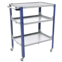 Тележка инструментальная открытая 3 полки Практик WDS GARAGE