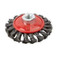 Корщетка-колесо 115 мм с накл  М14 витая для УШМ LIGRELL 39115L