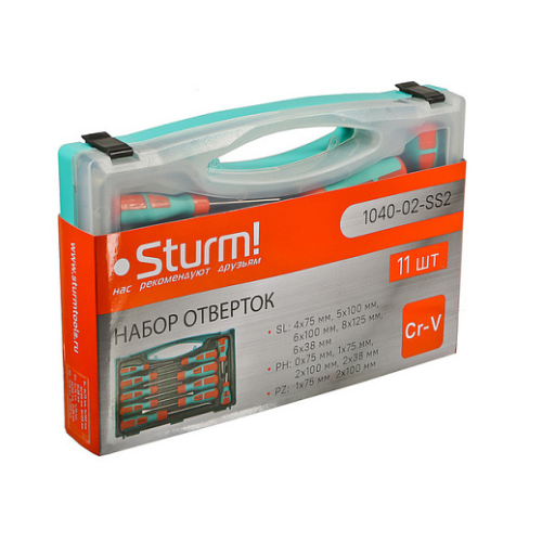 Набор отверток 11 пр. STURM 1040-02-SS2