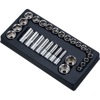 ложемент 1/2" 6-гр. набор головок 28 пр. hans tt-2h_Интернет-магазин ГАРО