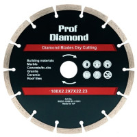 диск алмазный сегментированный (180х22.23х2.2 мм) prof diamond seb 106ag-p18022ce_Интернет-магазин ГАРО