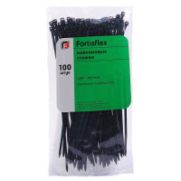 Стяжка пластиковая 350х7.6 мм 100 шт Fortisflex 03136