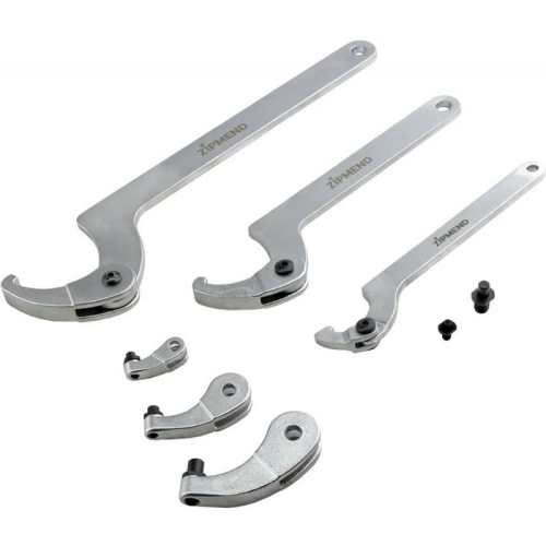 Набор радиусных ключей для круглых шлицевых гаек 35-120 мм 8 пр. ZIPMEND ZR-E061101