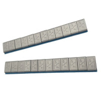 Груз самоклеющийся тонкий 12х5, 60 г серое покрытие SHTELWHEEL FE050C