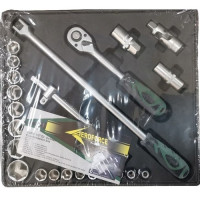 ложемент 1/2" 6-гр. набор головок и аксессуаров 25 пр. aeroforce af-n25-а_Интернет-магазин ГАРО