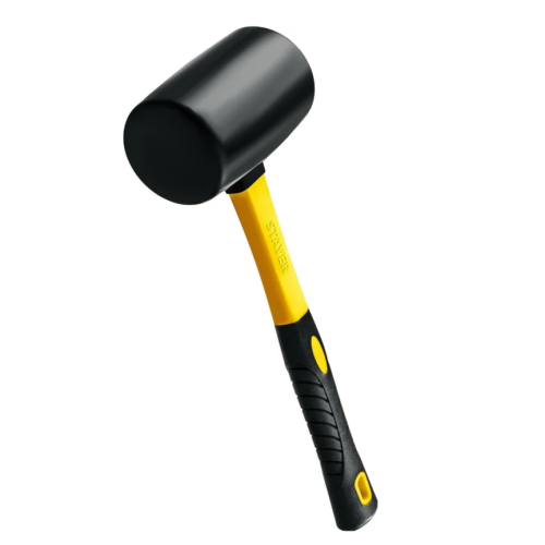 Киянка резиновая 450 г черная с фибергласовой рукояткой STAYER PROFI 2054-65