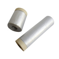 Пленка защитная полиэтил с клеевой кромкой 33*1,4м толщ 10мк USP