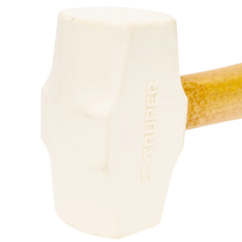 Киянка резиновая 256 г белая с деревянной рукояткой TRUPER MH-8 16930