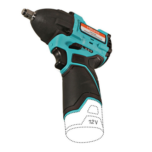 Аккумуляторный гайковерт ударный (12В, 120 Nm, 3/8