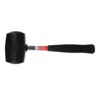Киянка резиновая 680 г черная с металлической рукояткой FALCO 662-311