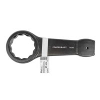 Ключ накидной односторонний ударный  95 мм FORCEKRAFT FK-79395 26858