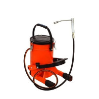 Нагнетатель смазки ручной 10 кг Groz FOR/10A GR44255 с ножной накачкой