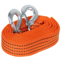 Трос буксировочный ленточный  3,5 т 5 м с крюками TOPAUTO Рострос Премиум 1835ККС